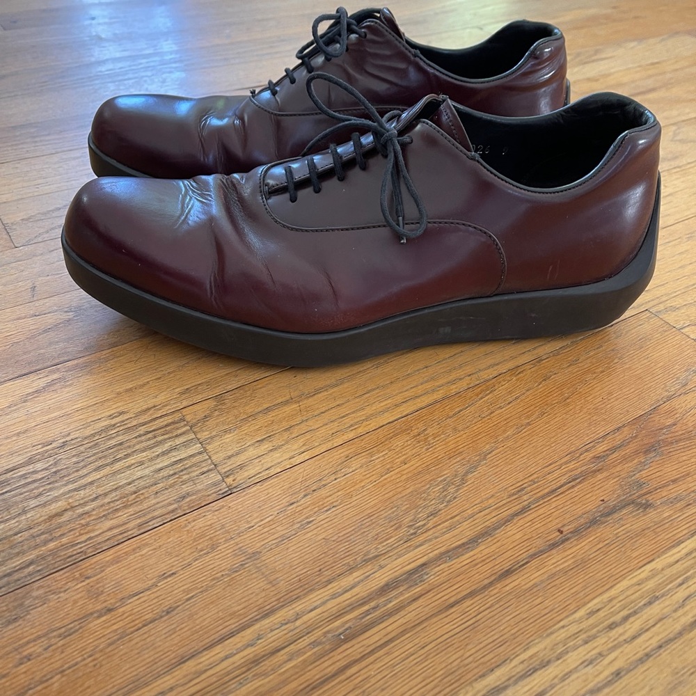 Prada Dress shoes Raised sole Burgundy size 10.5 US
